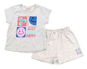 Conjunto juv manga curta