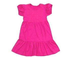 Vestido inf manga curta