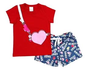 Conjunto inf manga curta