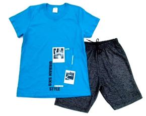 Conjunto juv manga curta