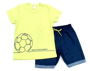 Conjunto juv manga curta