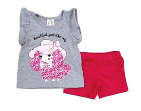 Conjunto fem manga curta