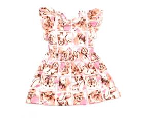 Vestido manga curta