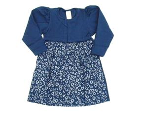 Vestido manga longa