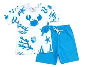 Conjunto masc m/curta