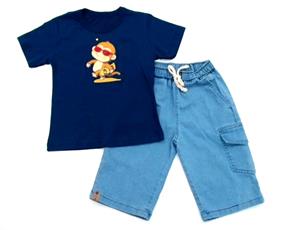 Conjunto inf manga curta