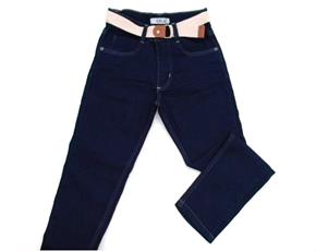 Calça juv jeans/tactel