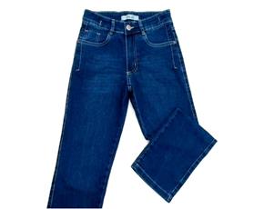 Calça juv jeans/tactel