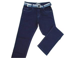 Calça juv jeans/tactel