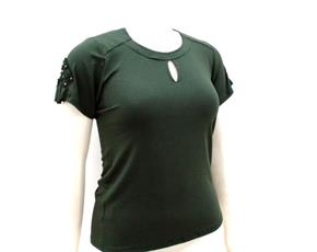 Blusa ad extrag manga curt