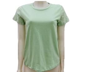 Blusa ad manga curta