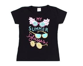 Blusa juv manga curta