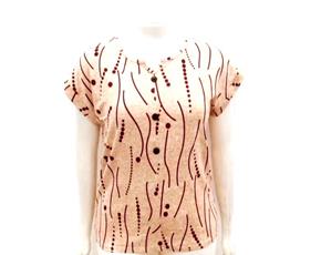 Blusa ad extrag manga curt