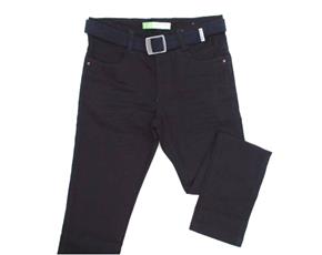 Calça juv jeans/tactel