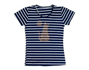 Blusa juv manga curta