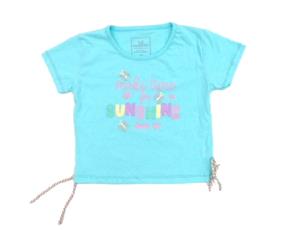 Blusa juv manga curta