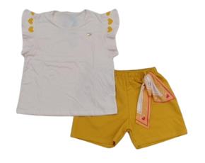 Conjunto juv manga curta