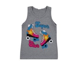 Blusa Shumakids Infantil Feminina Regata Cotton