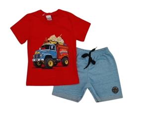 Conjunto masc m/curta