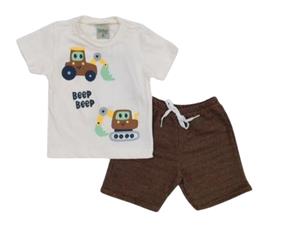 Conjunto masc manga curta