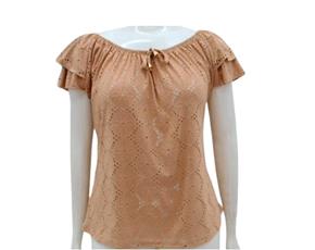 Blusa ad extrag manga curt