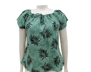 Blusa ad extrag manga curt