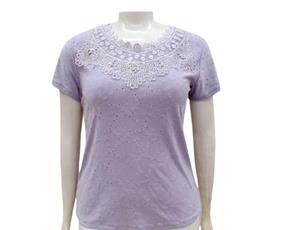 Blusa ad extrag manga curt