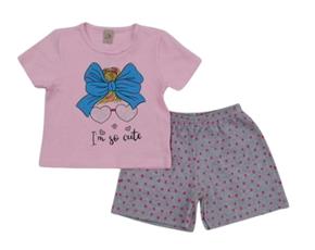 Conjunto inf manga curta