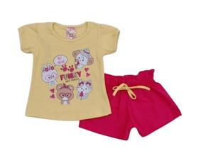 Conjunto fem manga curta