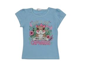 Blusa inf manga curta