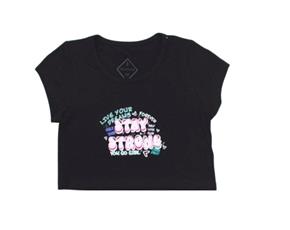 Blusa juv manga curta