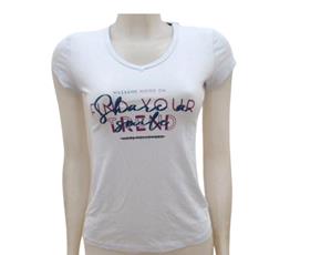 Blusa ad manga curta