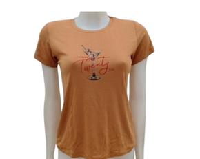 Blusa ad manga curta