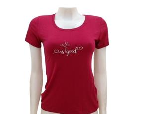 Blusa ad manga curta