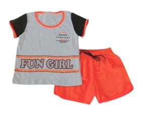 Conjunto inf manga curta