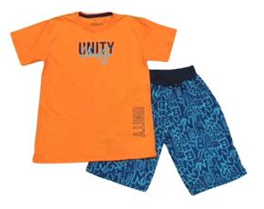 Conjunto juv manga curta
