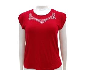 Blusa ad extrag manga curt