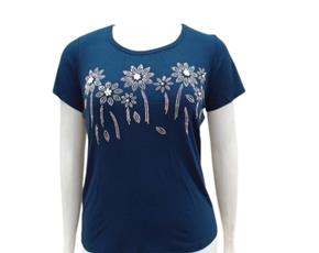 Blusa ad extrag manga curt