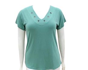 Blusa ad extrag manga curt