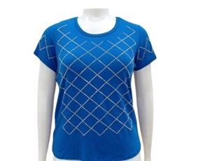 Blusa ad extrag manga curt