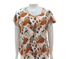 Blusa ad extrag manga curt