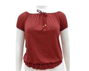 Blusa ad extrag manga curt