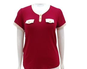 Blusa ad extrag manga curt