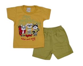 Conjunto masc manga curta