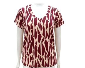 Blusa ad extrag manga curt