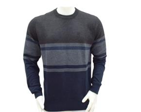 Blusa Openshock Adulto Masculina Lã/Acrílico Listrada