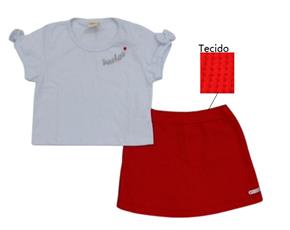 Conjunto inf manga curta
