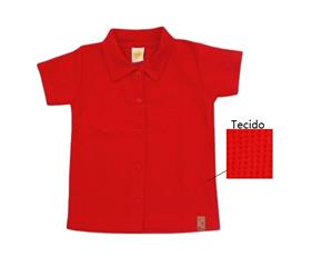 Camisa Jaki Primeiros Passos Masculino Manga Curta Malha Trabalhada