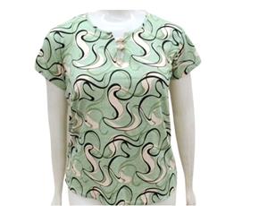 Blusa ad extrag manga curt