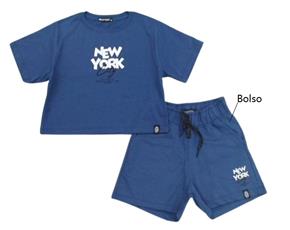 Conjunto inf manga curta